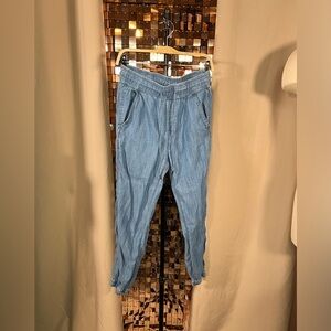 GAP Denim Drawstring Waist Pants Size XS